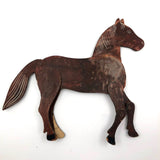 Hand-painted Old Jointed Wooden Horse