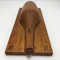 Old Wooden Long Neck Bottle Mold