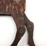 Hand-painted Old Jointed Wooden Horse