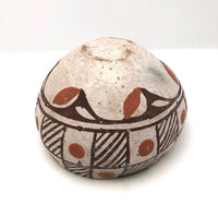 Antique Isleta Pueblo Native Pottery Bowl