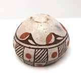 Antique Isleta Pueblo Native Pottery Bowl