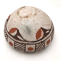 Antique Isleta Pueblo Native Pottery Bowl