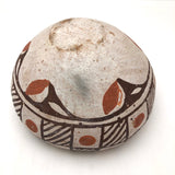 Antique Isleta Pueblo Native Pottery Bowl