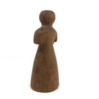 Beautiful Early Wooden Doll from Salamanca, New York