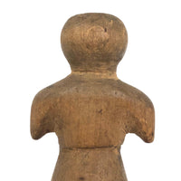 Beautiful Early Wooden Doll from Salamanca, New York