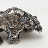 Cast Silver Polar Bear