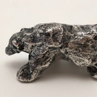 Cast Silver Polar Bear