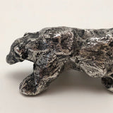 Cast Silver Polar Bear