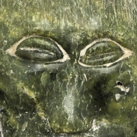 Wonderful Inuit Carved Stone Janus Faced Sculpture