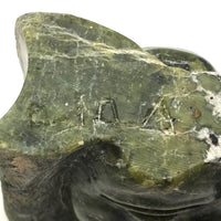 Wonderful Inuit Carved Stone Janus Faced Sculpture