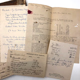 Antique Hospital Pharmacist's Notebook with Many Remedy Recipes!