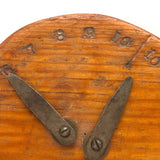 Great Old Handmade Double Dial Wooden Score Keeper
