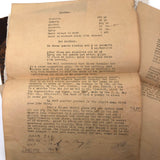 Antique Hospital Pharmacist's Notebook with Many Remedy Recipes!
