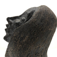 1965 Signed Hand-Sculpted Stoneware Head