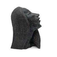 1965 Signed Hand-Sculpted Stoneware Head