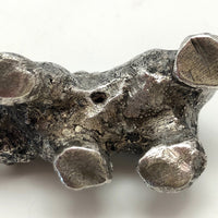 Cast Silver Polar Bear