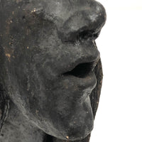 1965 Signed Hand-Sculpted Stoneware Head