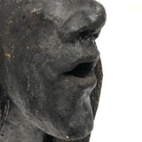 1965 Signed Hand-Sculpted Stoneware Head