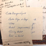 Antique Hospital Pharmacist's Notebook with Many Remedy Recipes!