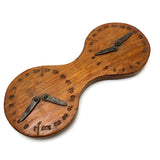 Great Old Handmade Double Dial Wooden Score Keeper