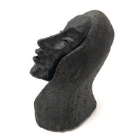 1965 Signed Hand-Sculpted Stoneware Head