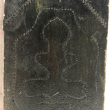 Book Shaped Old Carved Spruce Gum Box