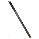 Beautiful Treen Ruler with Inlaid Brass Pins