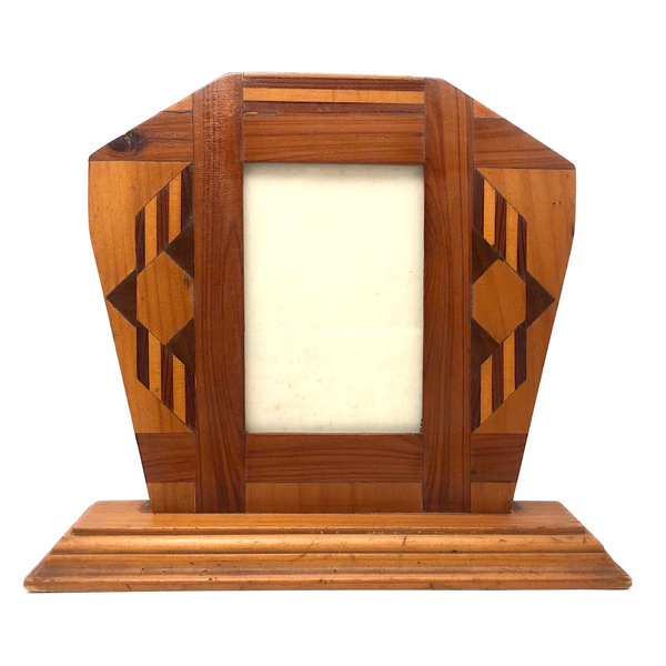 Sweet Tramp-y Inlaid Standing Picture Frame