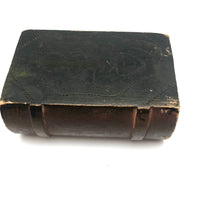 Book Shaped Old Carved Spruce Gum Box