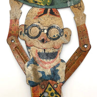Distler, Germany 1920s Tin Litho Harold Lloyd Scissor Toy
