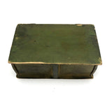 Book Shaped Old Carved Spruce Gum Box