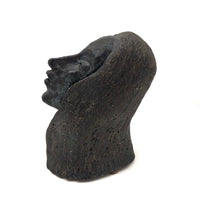 1965 Signed Hand-Sculpted Stoneware Head