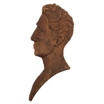 Profile Carving of Handsome Owen Cranly by His Son Henry