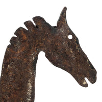 Arts & Crafts Era Hand-forged Iron Horse Boot Scraper