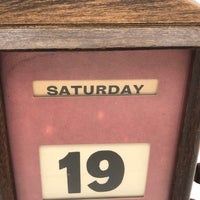 Handsome Old Scrolling Perpetual Calendar