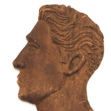 Profile Carving of Handsome Owen Cranly by His Son Henry