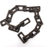 Hand-carved Old Dark Wood Whimsy Chain - 24 Inches