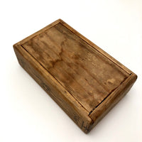 Beautiful Antique Wooden Spillikin / Spellican Set in Original Slide Top Box