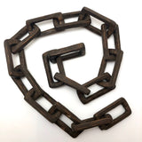 Hand-carved Old Dark Wood Whimsy Chain - 24 Inches