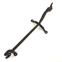 Arts & Crafts Era Hand-forged Iron Horse Boot Scraper