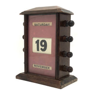 Handsome Old Scrolling Perpetual Calendar