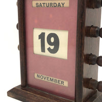 Handsome Old Scrolling Perpetual Calendar