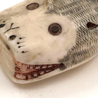 Amazing Alaskan Inuit Scrimshawed Creature with Tiny Legs (and Some Losses)