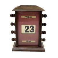 Handsome Old Scrolling Perpetual Calendar