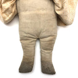 Super Sweet Antique Ragdoll with Embroidered Face and Yellow Dress