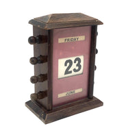 Handsome Old Scrolling Perpetual Calendar