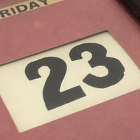 Handsome Old Scrolling Perpetual Calendar