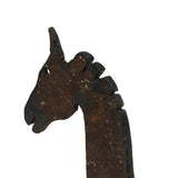 Arts & Crafts Era Hand-forged Iron Horse Boot Scraper