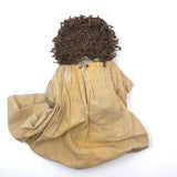 Super Sweet Antique Ragdoll with Embroidered Face and Yellow Dress