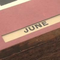 Handsome Old Scrolling Perpetual Calendar